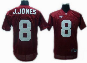 Alabama Crimson Tide 8 J.Jones Red NCAA Jerseys