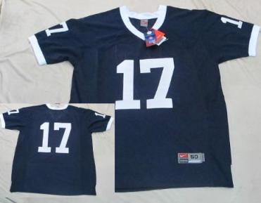 Penn State Nittany Lions 17 Blue NCAA Jersey