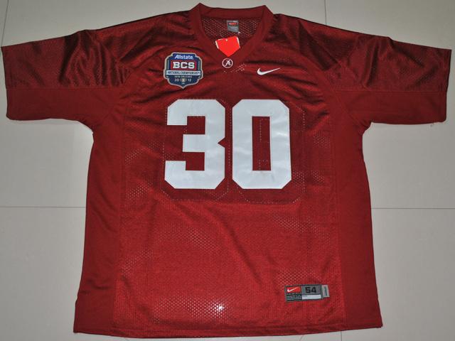 Alabama Crimson Tide 30 Dont'a Hightower Crimson 2012 BCS Patch College Football Jersey