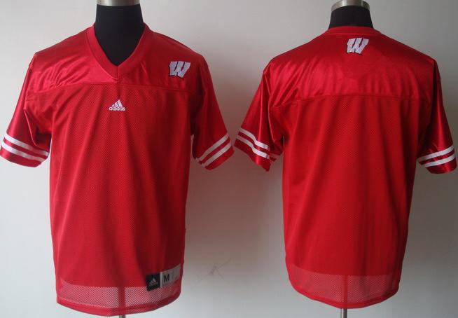 Wisconsin Badgers Blank Red NCAA Jerseys