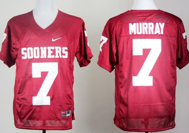 Oklahoma Sooners 7# DeMarco Murray Red College Football Jersey