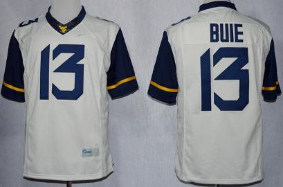West Virginia Mountaineers (WVU) 13 Andrew Buie White College Football Limited NCAA Jerseys
