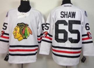 Chicago Blackhawks #65 Andrew Shaw White 2015 Winter Classic Stitched NHL Hockey Jersey
