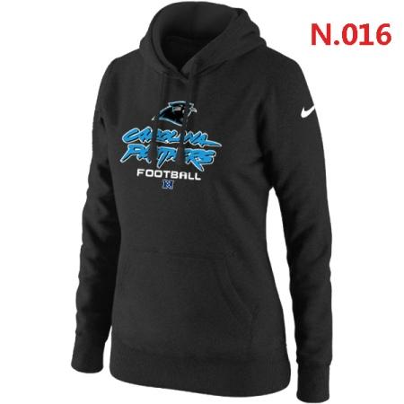 Carolina Panthers Women's Nike Critical Victory Pullover Hoodie Black