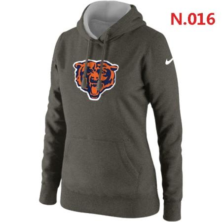 Chicago Bears Women's Nike Club Rewind Pullover Hoodie ?C Dark grey 2