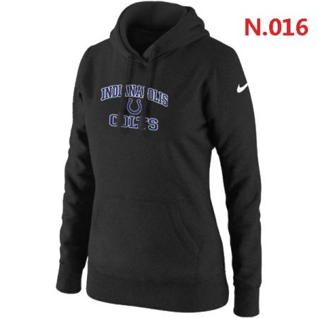 Indianapolis Colts Women's Nike Heart & Soul Pullover Hoodie Black
