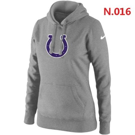 Indianapolis Colts Women's Nike Club Rewind Pullover Hoodie ?C Light grey