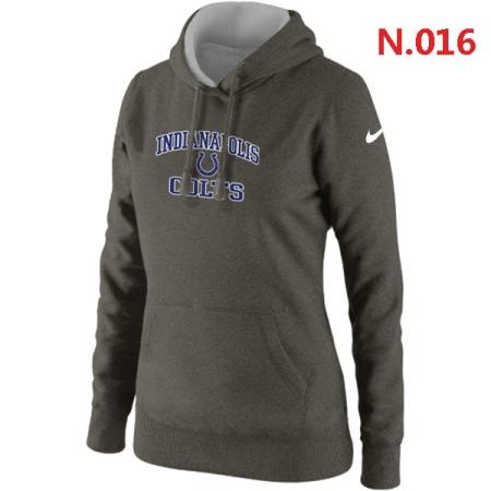 Indianapolis Colts Women's Nike Heart & Soul Pullover Hoodie Dark grey
