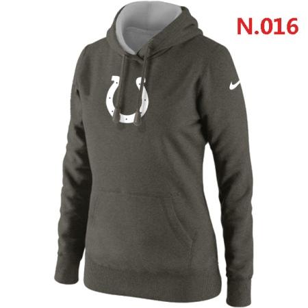 Indianapolis Colts Women's Nike Club Rewind Pullover Hoodie ?C Dark grey