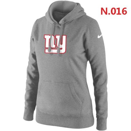 New York Giants Women's Nike Club Rewind Pullover Hoodie ?C Light grey