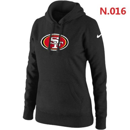 San Francisco 49ers Women's Nike Club Rewind Pullover Hoodie ?C Black