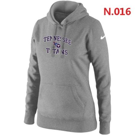 Tennessee Titans Women's Nike Heart & Soul Pullover Hoodie Light grey