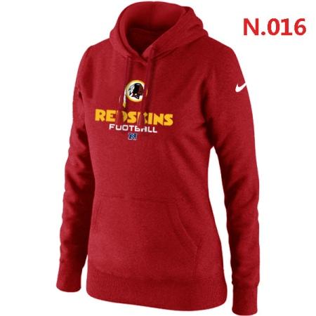 Washington Red Skins Women's Nike Critical Victory Pullover Hoodie Red