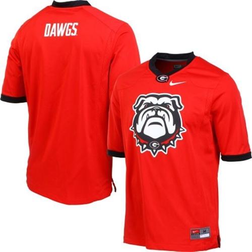 Georgia Bulldogs Dawgs Red Pride Fashion Stitched NCAA Jersey