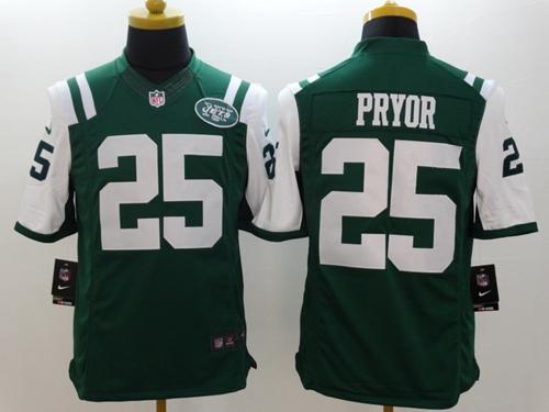 Nike New York Jets #25 Calvin Pryor Green Team Color Men's Stitched NFL Limited Jersey