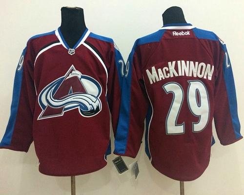 Colorado Avalanche #29 Nathan MacKinnon Red Home Stitched NHL Jersey