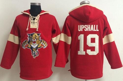 Florida Panthers #19 Scottie Upshall Red Pullover NHL Hoodie