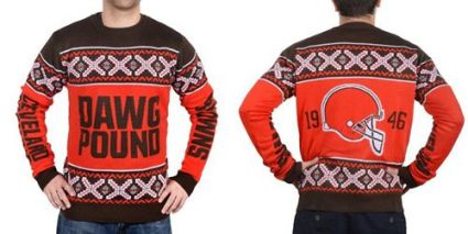 Nike Browns Men's Ugly Sweater