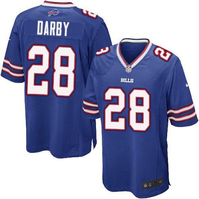 Youth Nike Bills #28 Ronald Darby Royal Blue Team Color Stitched NFL Jerseys