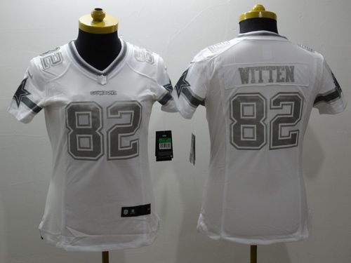 Women's Nike Cowboys #82 Jason Witten White Stitched NFL Jerseys