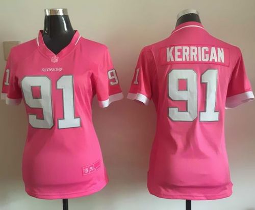 Women's Nike Redskins #91 Ryan Kerrigan Pink Stitched NFL Jerseys