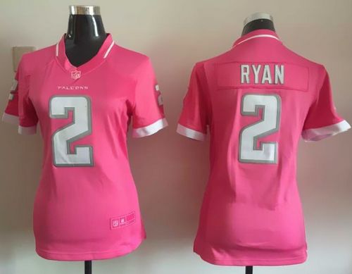 Women's Nike Falcons #2 Matt Ryan Pink Stitched NFL Jerseys