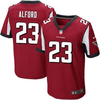 Nike Falcons #23 Robert Alford Red Team Color Men's Stitched NFL Elite Jerseys