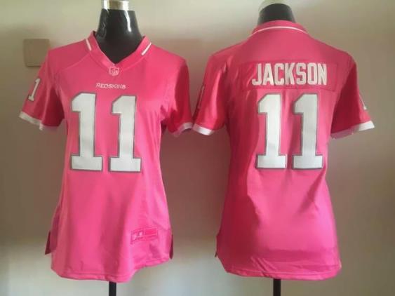 Women's Nike Redskins #11 DeSean Jackson 2015 Pink Bubble Gum NFL Jersey