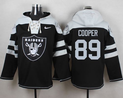 Nike Oakland Raiders #89 Amari Cooper Black Player Pullover NFL Hoodie