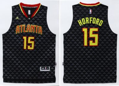 Atlanta Hawks #15 Al Horford Black Swingman Stitched NBA Jersey