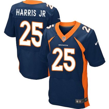 Nike Denver Broncos #25 Chris Harris Jr Navy Blue Alternate Men's Stitched NFL New Elite Jersey