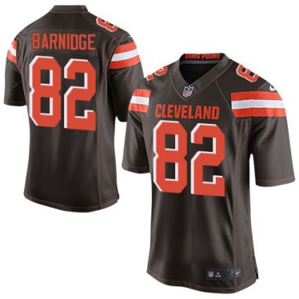 Nike Cleveland Browns #82 Gary Barnidge Brown Team Color Men's Stitched NFL New Elite Jersey