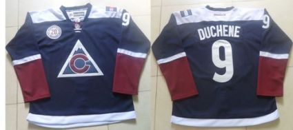 Colorado Avalanche #9 Matt Duchene Navy Blue Alternate Stitched NHL Jersey