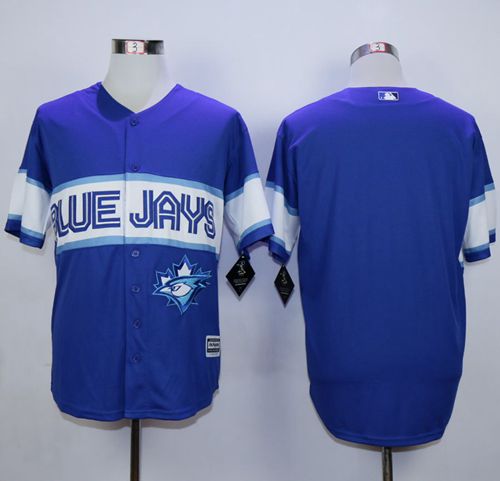 Toronto Blue Jays Blank Blue Exclusive New Cool Base Stitched MLB Jersey