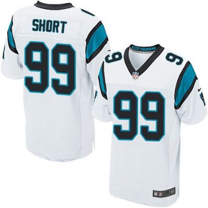 Nike Carolina Panthers #99 Kawann Short White Men's Stitched NFL Elite Jersey