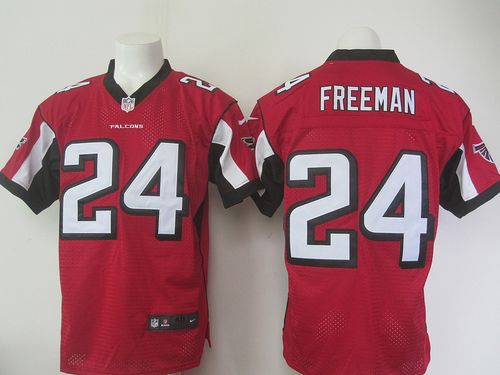 Nike Atlanta Falcons #24 Devonta Freeman Red Team Color Men's Stitched NFL Elite Jersey