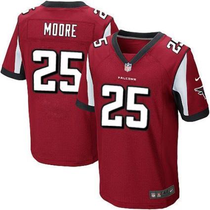 Nike Atlanta Falcons #25 William Moore Red Team Color Men's Stitched NFL Elite Jersey