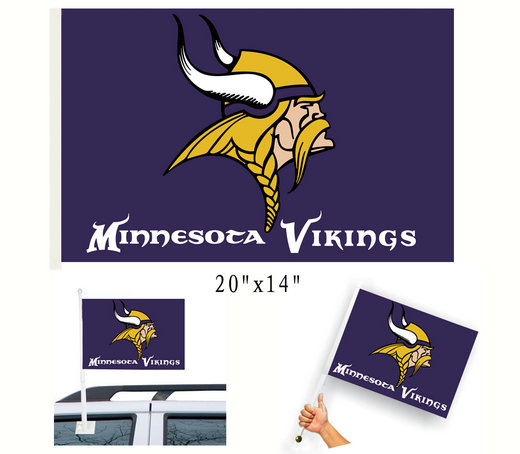 Minnesota Vikings Car Flag Game Flag