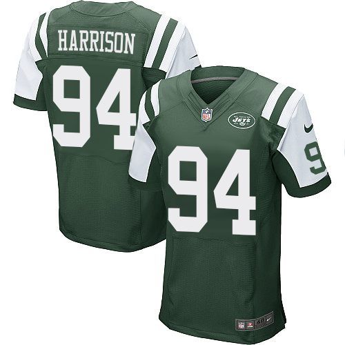 Nike Jets #94 Damon Harrison Green Team Color Men's Stitched NFL Elite Jersey