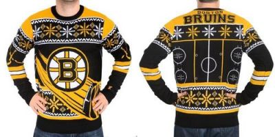 Boston Bruins Men's NHL Ugly Sweater-1