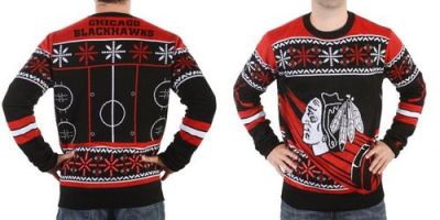 Chicago Blackhawks Men's NHL Ugly Sweater-1