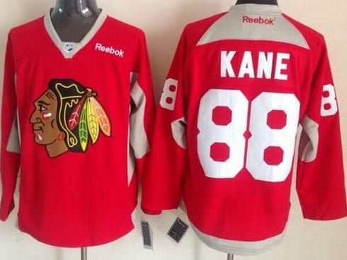 Chicago Blackhawks #88 Patrick Kane Red Hockey Fights Cancer Stitched NHL Jersey