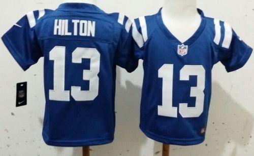 Toddler Nike Indianapolis Colts #13 T.Y. Hilton Royal Blue Team Color Stitched NFL Elite Jersey