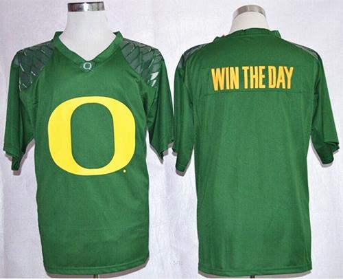 Oregon Ducks Win The Day Green Pride Fashion Stitched NCAA Jersey