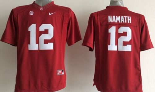 Youth Alabama Crimson Tide #12 Joe Namath Red Stitched NCAA Jersey