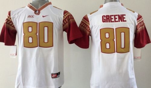 Youth Florida State Seminoles #80 Rashad Greene White Limited Stitched NCAA Jersey