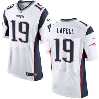 Nike New England Patriots #19 Brandon LaFell White Men's Stitched NFL New Elite Jersey