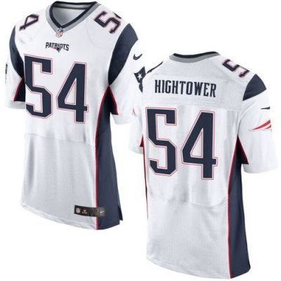 Nike New England Patriots #54 Dont'a Hightower White Men's Stitched NFL New Elite Jersey