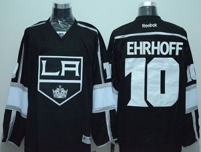 Los Angeles Kings #10 Christian Ehrhoff Black Stitched NHL Jersey