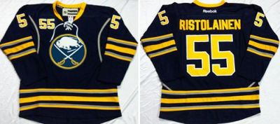 Buffalo Sabres #55 Rasmus Ristolainen Navy Blue Home Stitched NHL Jersey